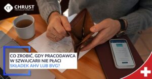 pracodawca nie płaci składek AHV w Szwajcarii, brak składek AHV w Szwajcarii, pracodawca nie płaci AHV, pracodawca nie płaci BVG, nieopłacone składki emerytalne Szwajcaria, jak sprawdzić składki AHV, składki AHV Szwajcaria sprawdzenie, składki BVG Szwajcaria problem, co zrobić gdy pracodawca nie płaci składek Szwajcaria, jak sprawdzić czy pracodawca płaci AHV w Szwajcarii, brak składek emerytalnych w Szwajcarii, jak sprawdzić konto AHV Szwajcaria, jak zamówić wyciąg z konta AHV, brak składek AHV po upadłości firmy, pracodawca nie odprowadza składek emerytalnych Szwajcaria, praca w Szwajcarii składki emerytalne, Polacy w Szwajcarii AHV, emerytura w Szwajcarii dla Polaków, praca w Szwajcarii prawa pracownika, problemy z pracodawcą w Szwajcarii, polacy w Szwajcarii, życie w Szwajcarii, praca w Szwajcarii, system emerytalny w Szwajcarii, składki w Szwajcarii, składki emerytalne Szwajcaria, AHV, BVG, konto AHV, emerytura w Szwajcarii, ubezpieczenia społeczne Szwajcaria, prawa pracownika Szwajcaria, kontrola składek AHV, Ausgleichskasse, SVA Szwajcaria, fundusz emerytalny Szwajcaria, drugi filar Szwajcaria, pierwszy filar Szwajcaria, emerytura AHV, składki pracownicze Szwajcaria, dokumenty pracownicze Szwajcaria, życie i praca w Szwajcarii,